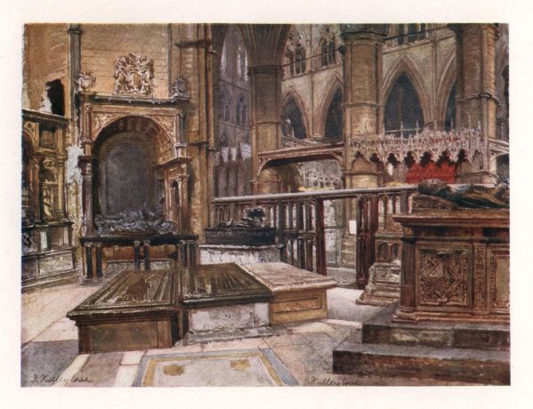 Early Brasses and Picturesque Tombs in St. Edmund's Chapel 